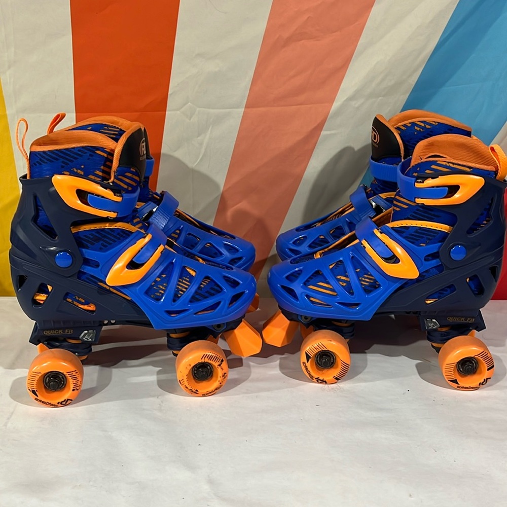 Roller derby, track star adjustable kids rollerskates